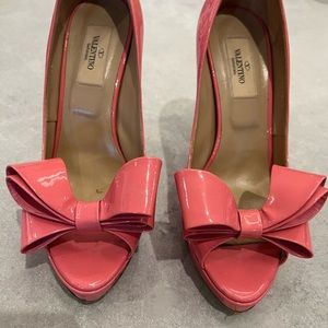 Valentino Couture Pink Patent Stilettos